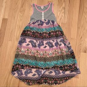 Sara Sara Neon flowy dress chiffon size xs paisley print